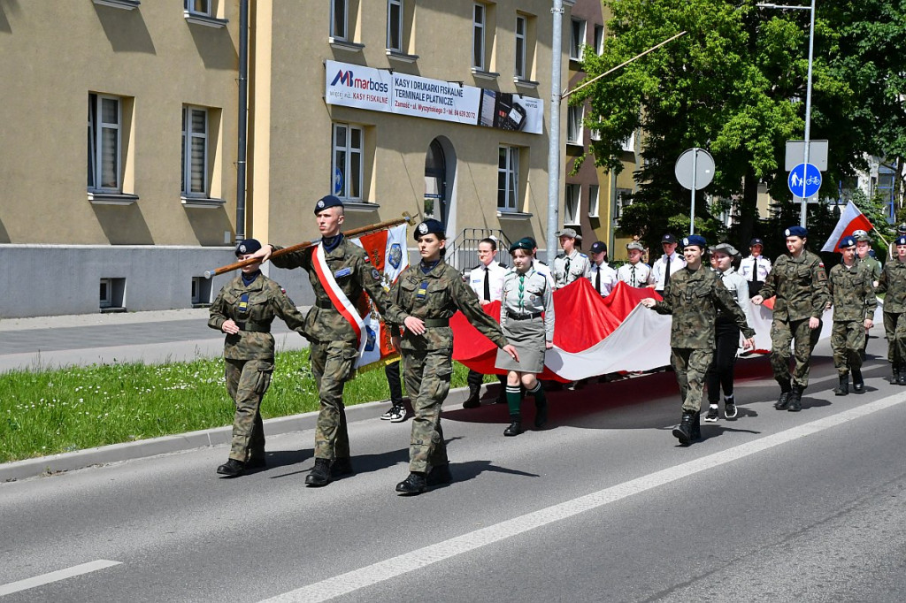 Zamość świętował Dzień Flagi Rzeczypospolitej Polskiej 2024