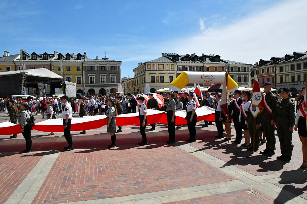 Zamość świętował Dzień Flagi Rzeczypospolitej Polskiej 2024