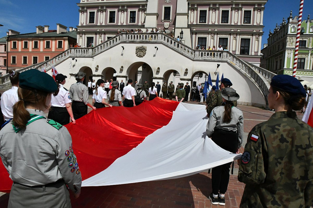 Zamość świętował Dzień Flagi Rzeczypospolitej Polskiej 2024