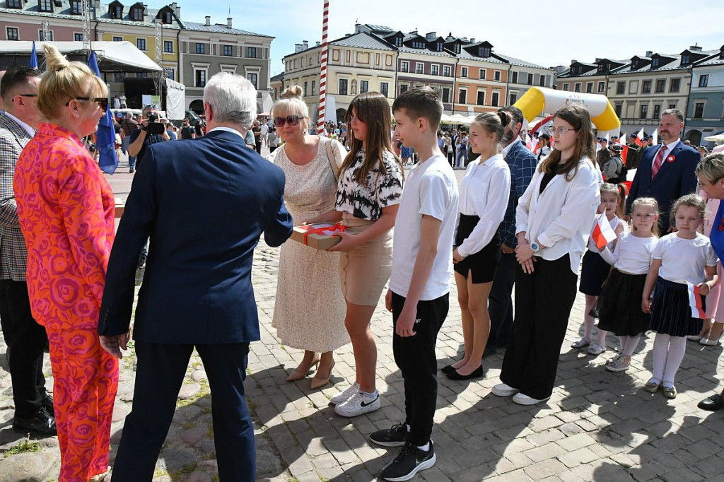 Zamość świętował Dzień Flagi Rzeczypospolitej Polskiej 2024