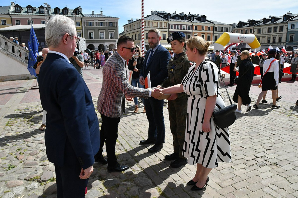 Zamość świętował Dzień Flagi Rzeczypospolitej Polskiej 2024