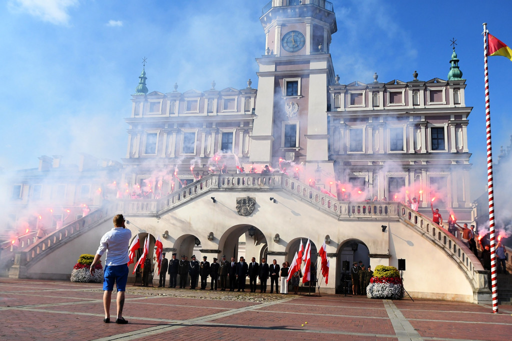 1.08.2024 - uroczystości patriotyczne w Zamościu