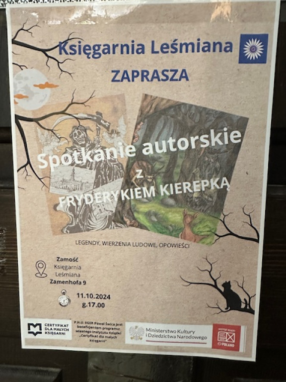 Spotkanie autorskie z Fryderykiem Kierepką