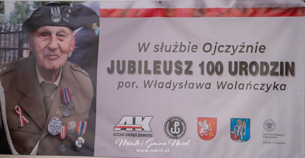 100. urodziny por. Władysława Wolańczyka ps. Koc