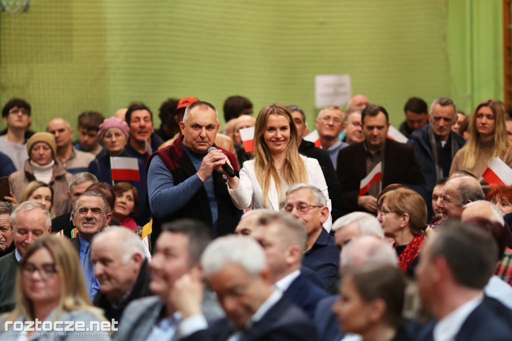 Karol Nawrocki z wizytą w Biłgoraju