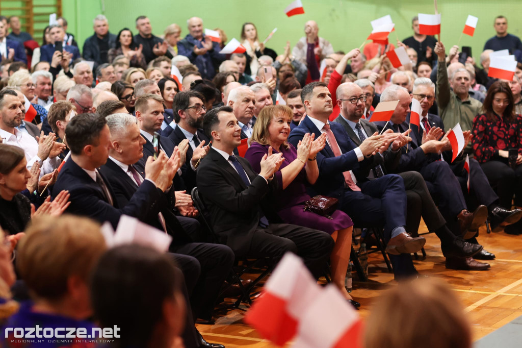 Karol Nawrocki z wizytą w Biłgoraju