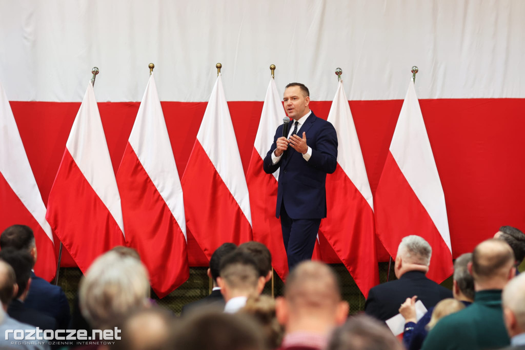 Karol Nawrocki z wizytą w Biłgoraju