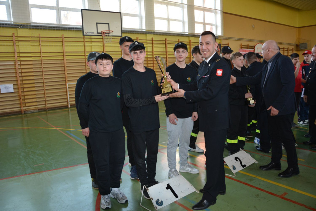 Halowe Zawody Sportowo Pożarnicze dla MDP w Miączynie