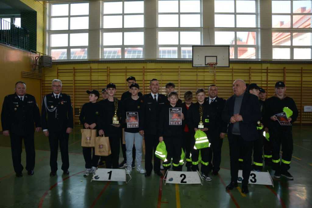 Halowe Zawody Sportowo Pożarnicze dla MDP w Miączynie