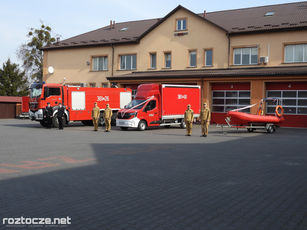 Strażacy z Zamościa i Skierbieszowa z nowym sprzętem ratowniczym