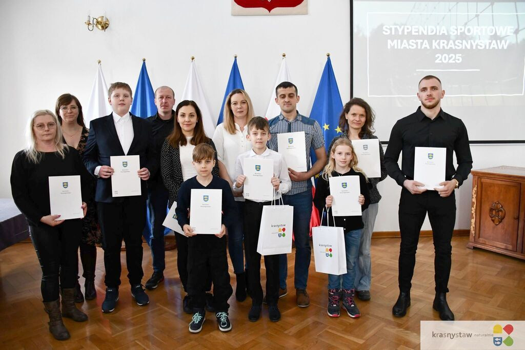 Wręczenie Stypendiów Sportowych Miasta Krasnystaw 2025
