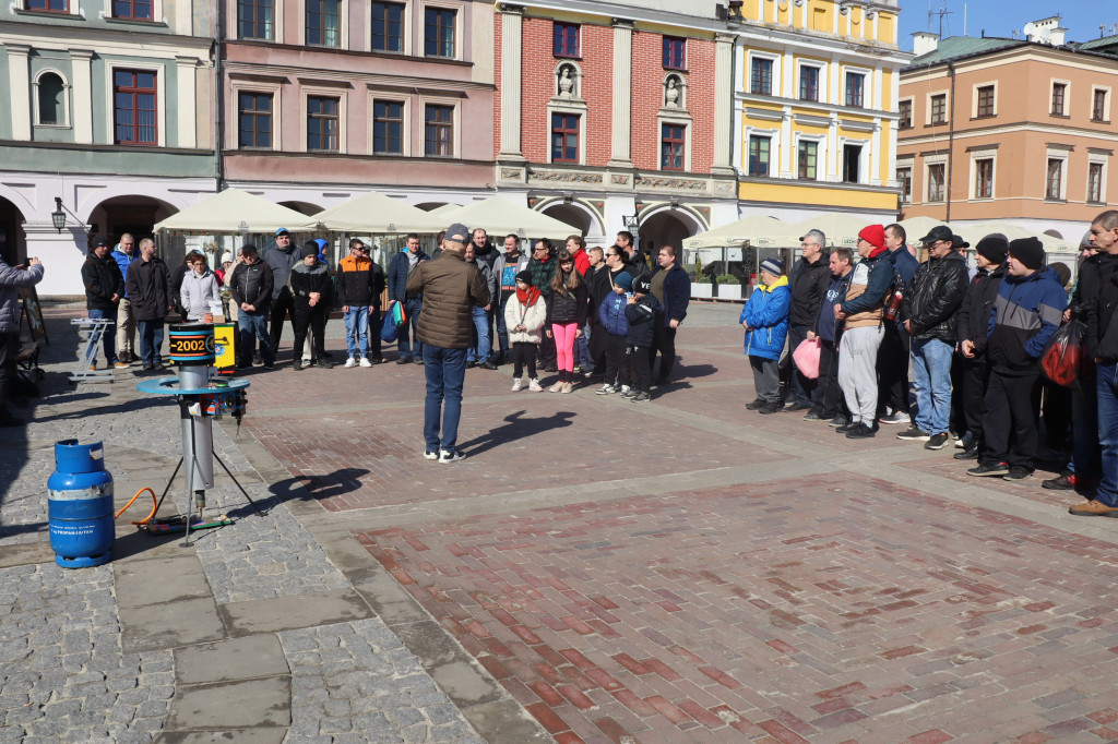 23. zawody balonów na gorące powietrze na Rynku Wielkim