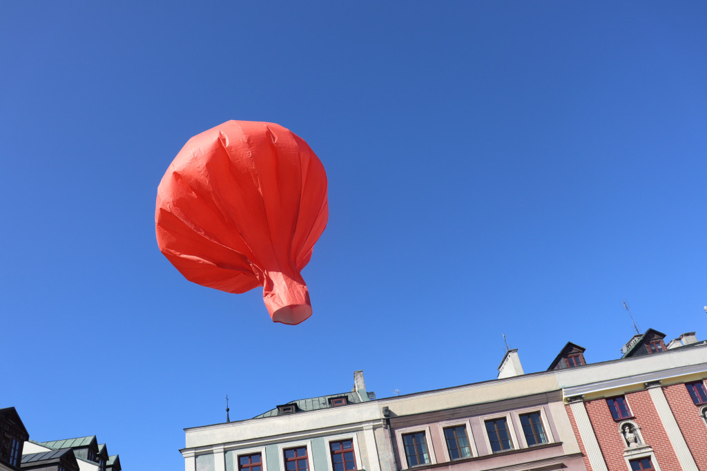 23. zawody balonów na gorące powietrze na Rynku Wielkim