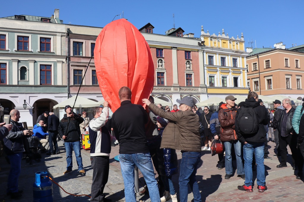 23. zawody balonów na gorące powietrze na Rynku Wielkim