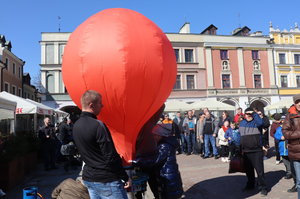 23. zawody balonów na gorące powietrze na Rynku Wielkim