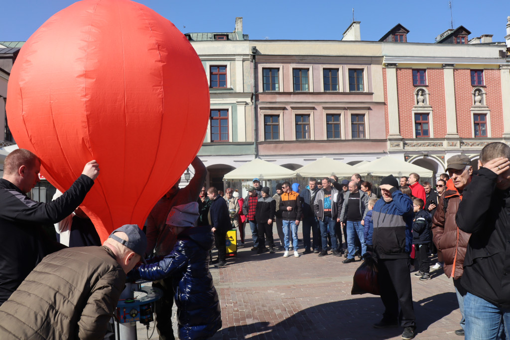 23. zawody balonów na gorące powietrze na Rynku Wielkim