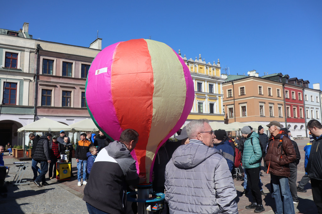 23. zawody balonów na gorące powietrze na Rynku Wielkim