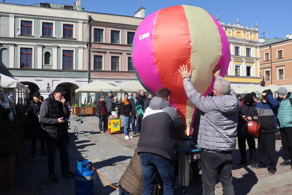 23. zawody balonów na gorące powietrze na Rynku Wielkim