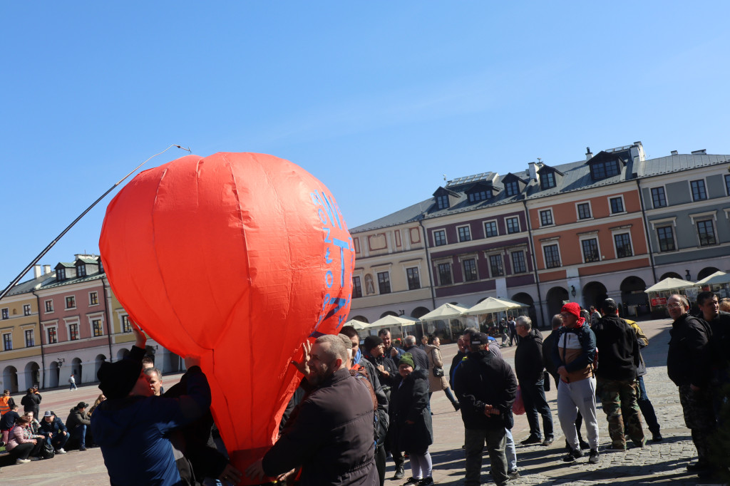 23. zawody balonów na gorące powietrze na Rynku Wielkim