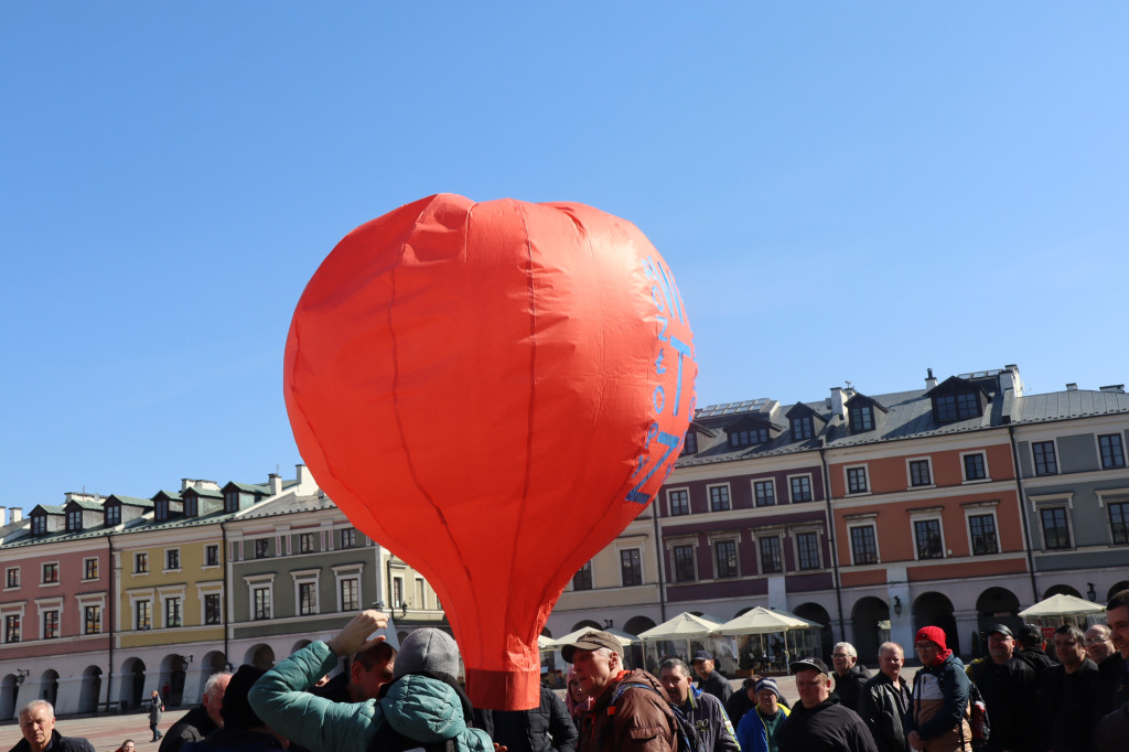 23. zawody balonów na gorące powietrze na Rynku Wielkim