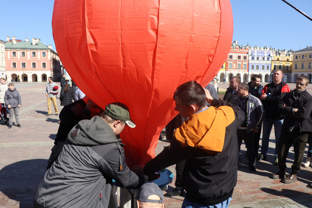 23. zawody balonów na gorące powietrze na Rynku Wielkim