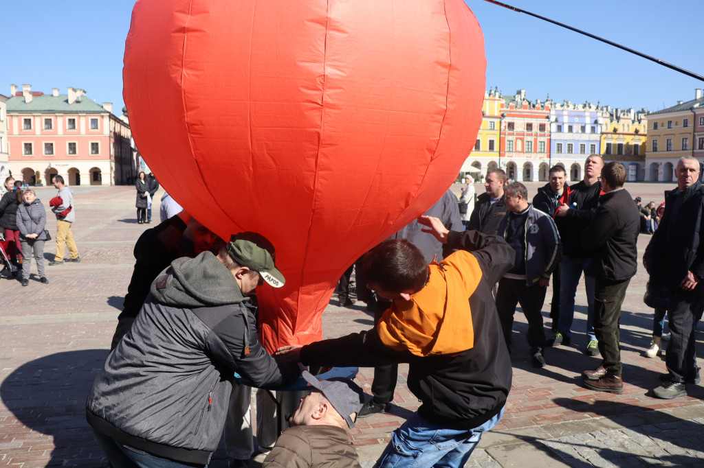 23. zawody balonów na gorące powietrze na Rynku Wielkim