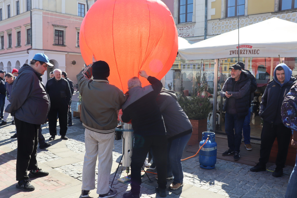 23. zawody balonów na gorące powietrze na Rynku Wielkim