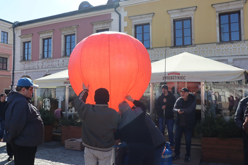 23. zawody balonów na gorące powietrze na Rynku Wielkim