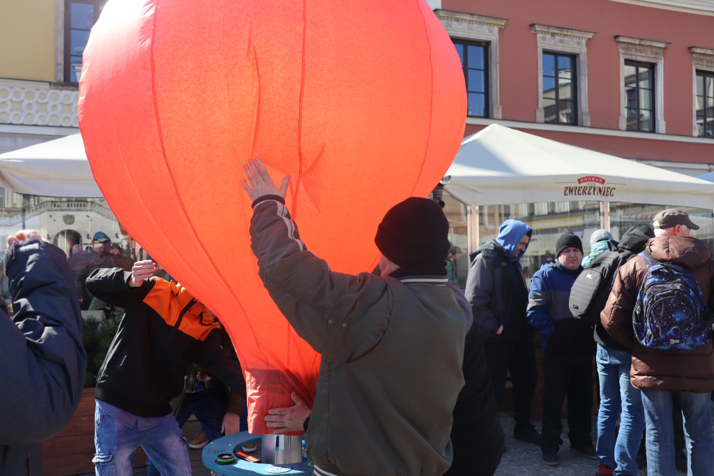 23. zawody balonów na gorące powietrze na Rynku Wielkim