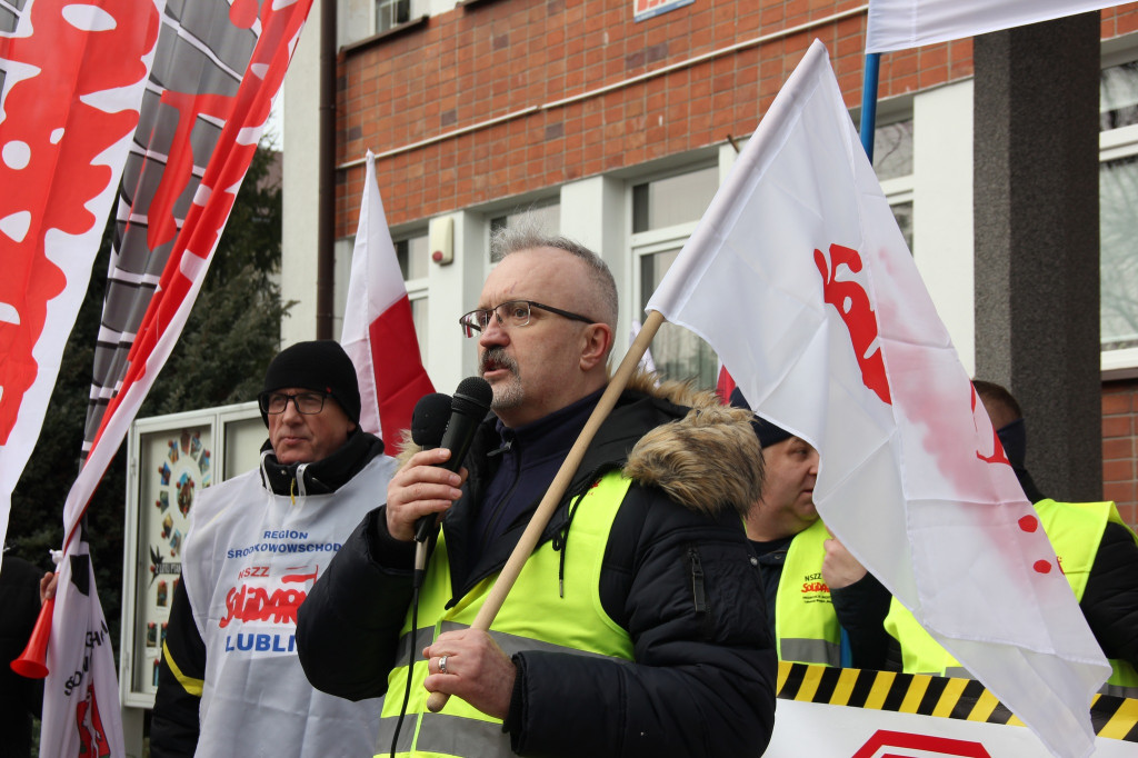 Pikieta Solidarności w Hrubieszowie