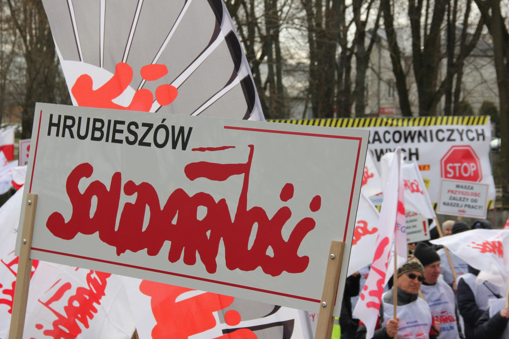 Pikieta Solidarności w Hrubieszowie