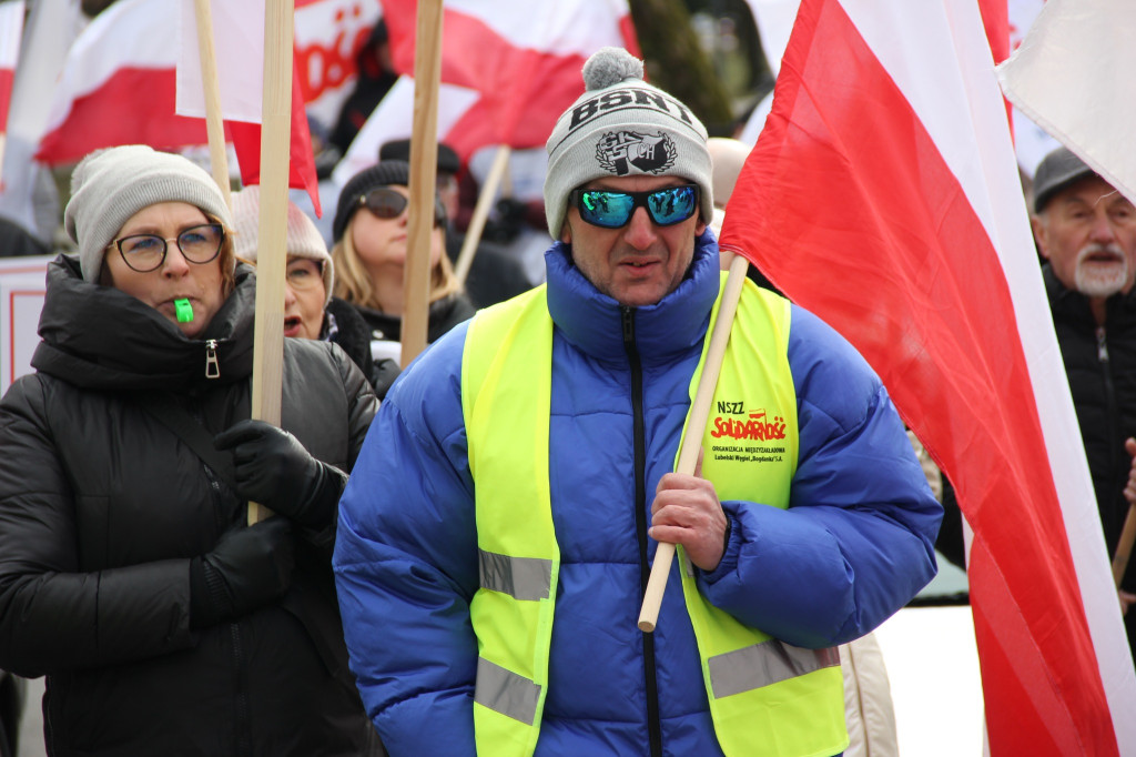 Pikieta Solidarności w Hrubieszowie