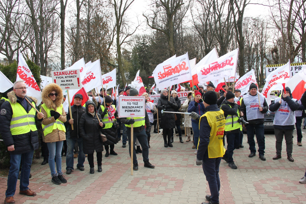 Pikieta Solidarności w Hrubieszowie