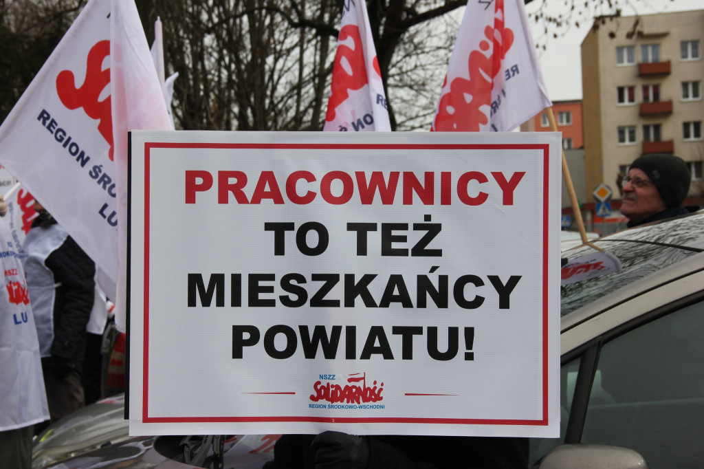 Pikieta Solidarności w Hrubieszowie