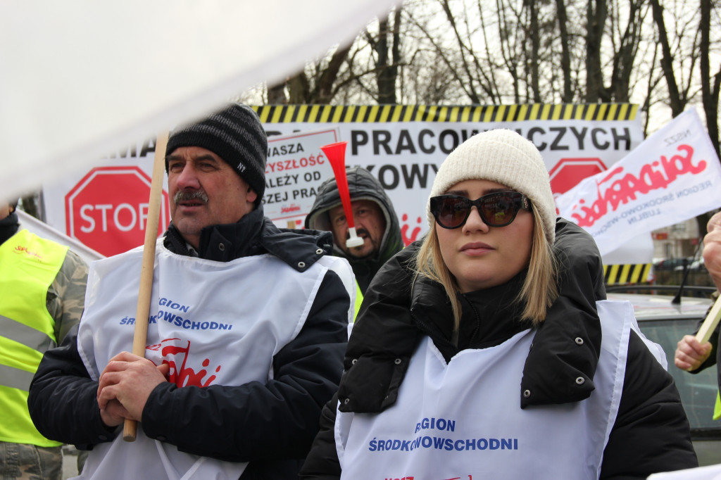 Pikieta Solidarności w Hrubieszowie