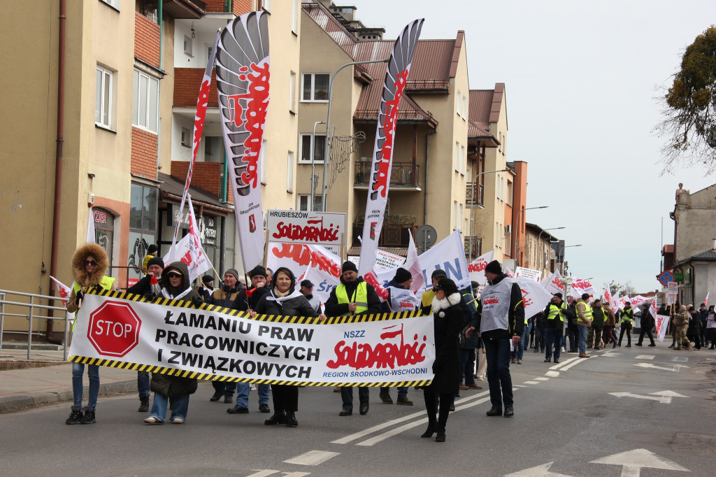 Pikieta Solidarności w Hrubieszowie