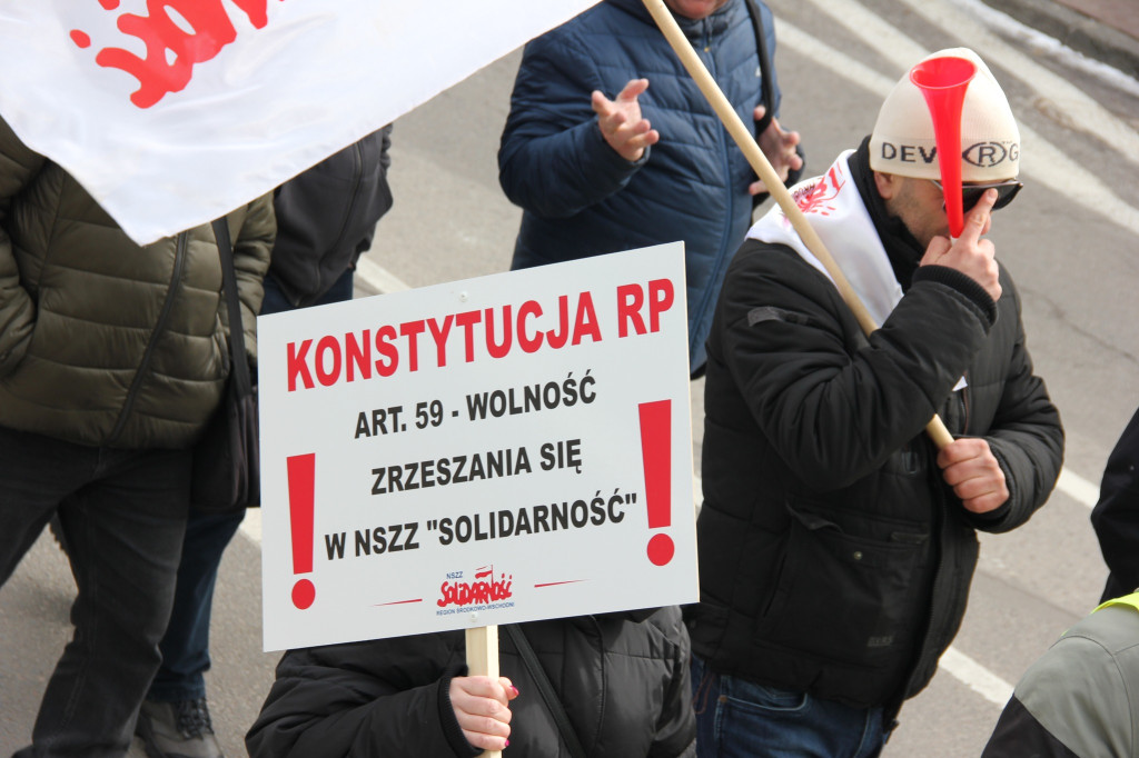 Pikieta Solidarności w Hrubieszowie