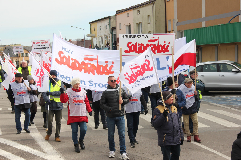 Pikieta Solidarności w Hrubieszowie