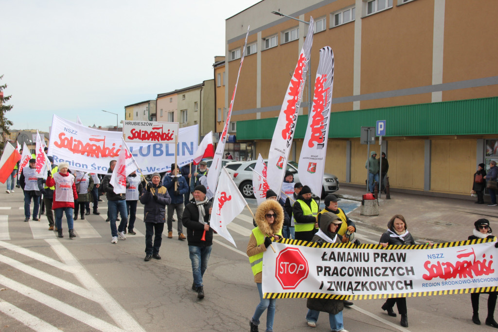 Pikieta Solidarności w Hrubieszowie