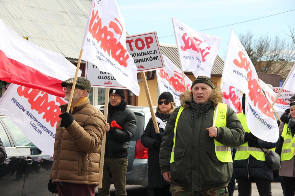 Pikieta Solidarności w Hrubieszowie