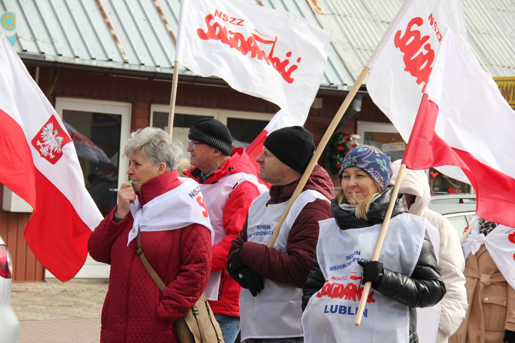 Pikieta Solidarności w Hrubieszowie