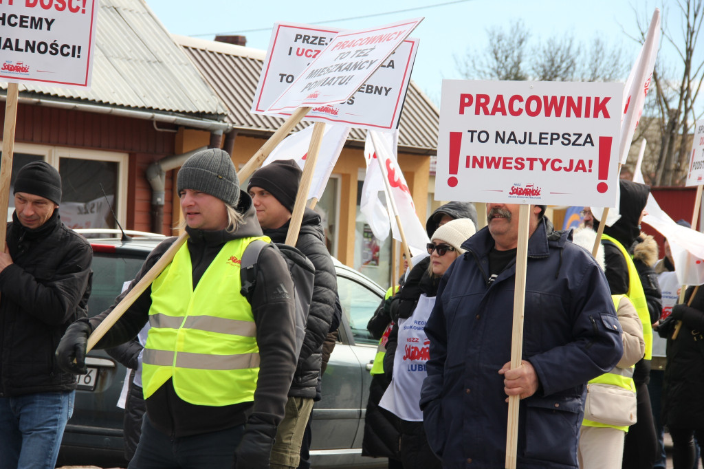 Pikieta Solidarności w Hrubieszowie