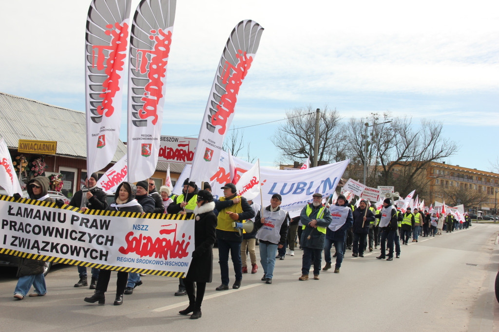 Pikieta Solidarności w Hrubieszowie