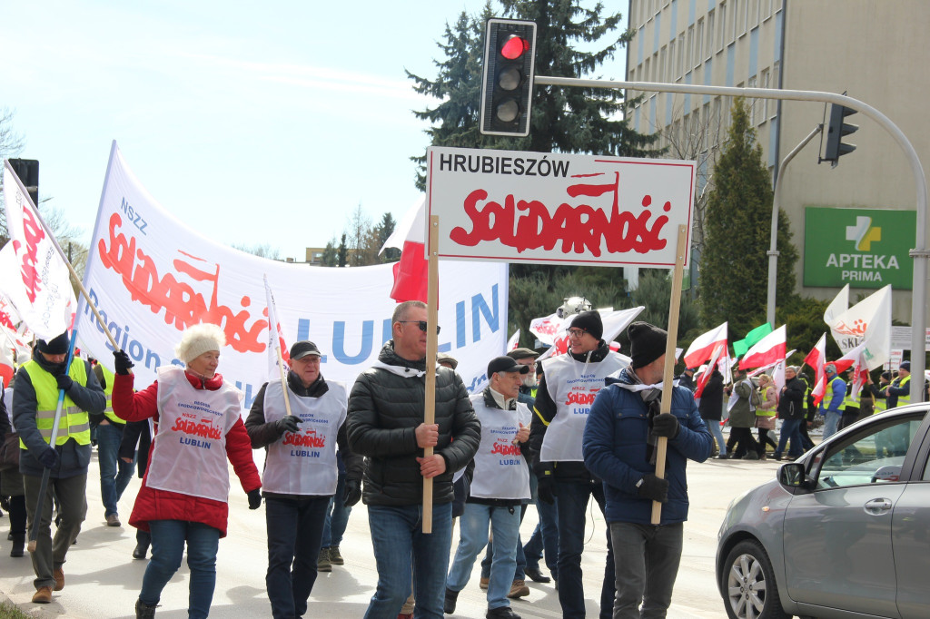 Pikieta Solidarności w Hrubieszowie