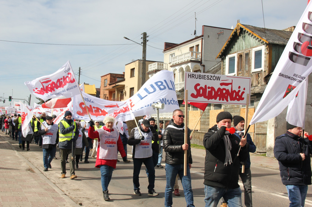 Pikieta Solidarności w Hrubieszowie