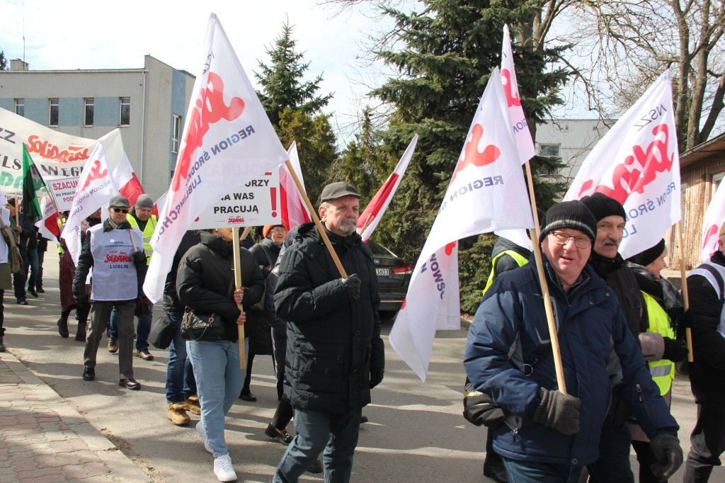 Pikieta Solidarności w Hrubieszowie