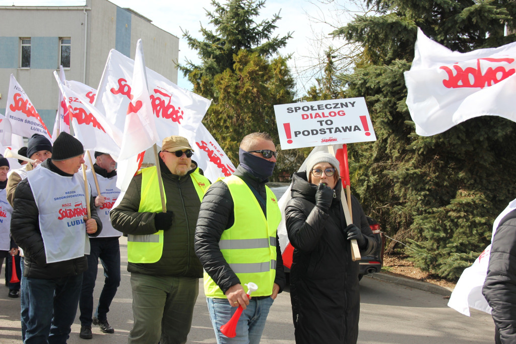 Pikieta Solidarności w Hrubieszowie