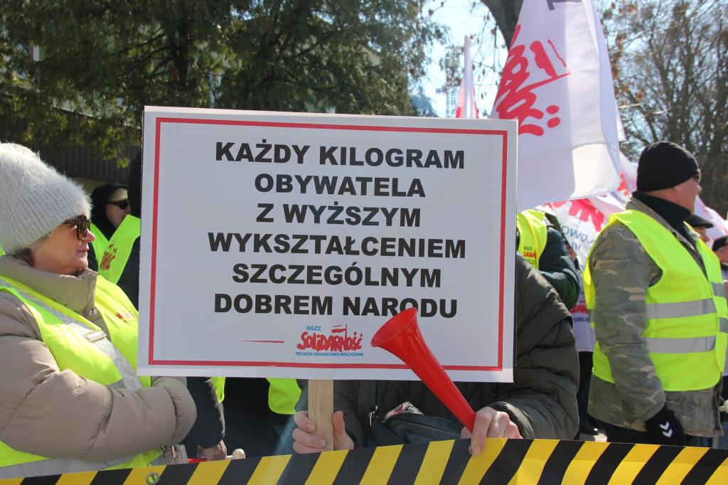 Pikieta Solidarności w Hrubieszowie