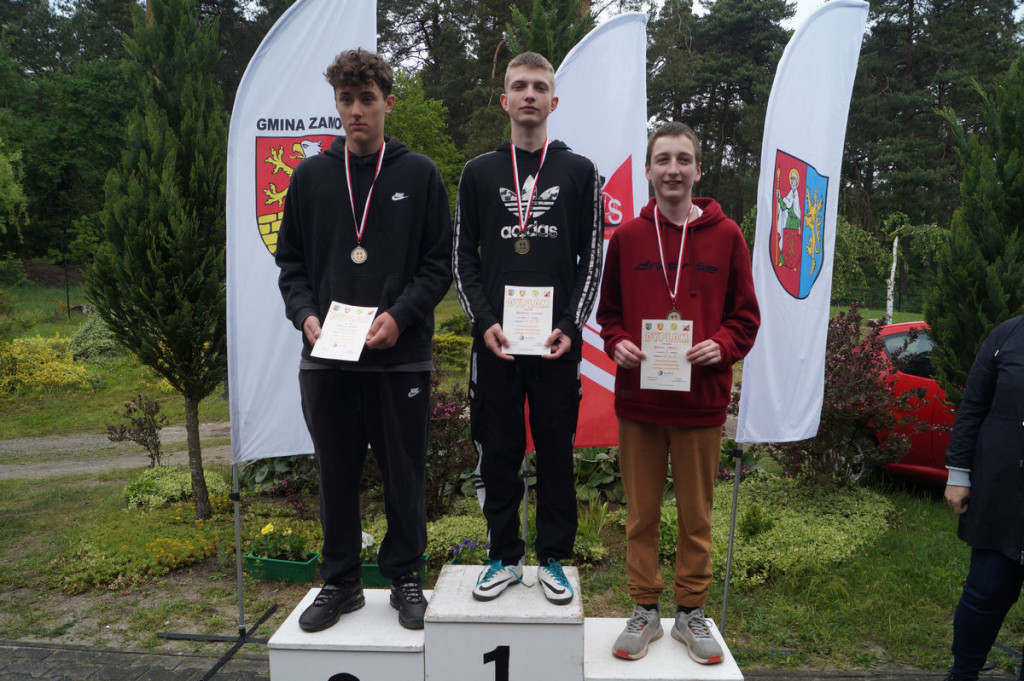 Mistrzostwach Powiatu Zamojskiego w Biegu na Orientację