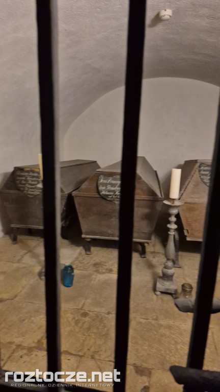 Róża Zamoyska w kryptach katedry zamojskiej